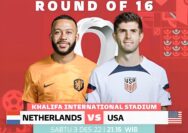 Belanda vs Amerika Serikat : H2H & Starting Line Up