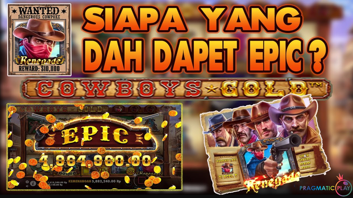 Mudah Banget! Permainan Slot Cowboys Gold Ini Sangat Mudah Jackpot