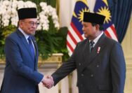 presiden prabowo terima kunjungan pm malaysia