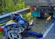 Parkir Sembarangan Picu Kecelakaan Fatal, Sopir Truk Diamankan Polisi